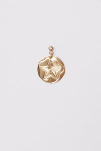 Sigil Coin Charm Earrings — Star, Sun, Moon — Sidera Paris