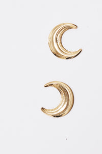 Tide Moon Earrings — Sidera Paris Gold-Plated Jewelry