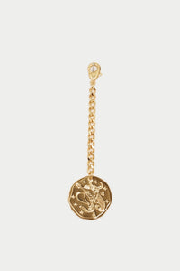 Leo zodiac medallion