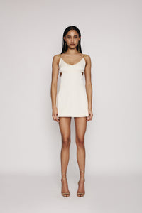 Nebulae Cutout Mini Dress with Coin Charms — Sidera Paris