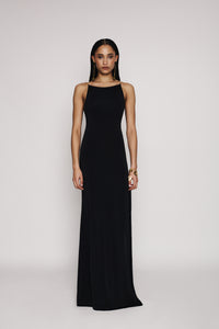 Initia Draped Sash Back Gown — Sidera Paris
