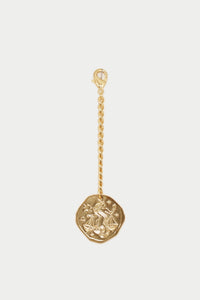Zodiac Sign Medallion with Chain — Sidera Paris Gold