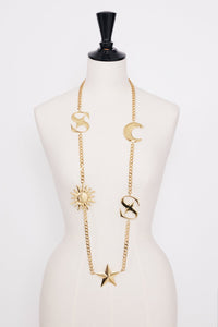 Astral Charms & Logo Chain Necklace — Sidera Paris