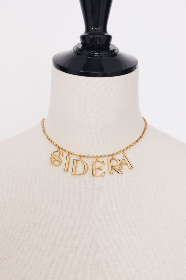Sidera Logo Necklace — Sidera Paris Jewelry